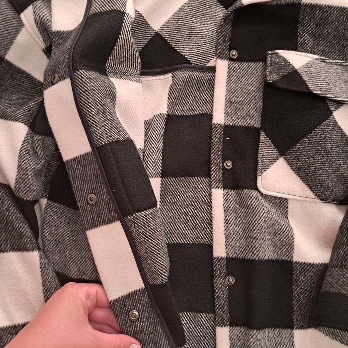 Пальто- рубашка m, тепла сорочка оверсайз