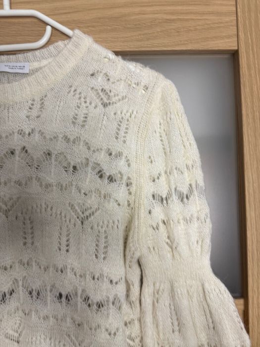 Zara ażurowy sweter