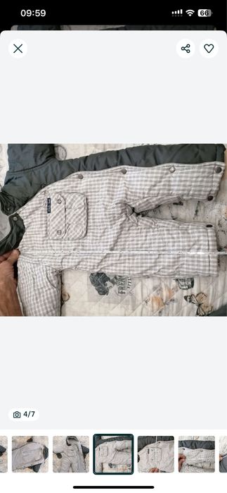 Комбінезон зимовий  дитячий зріст 74