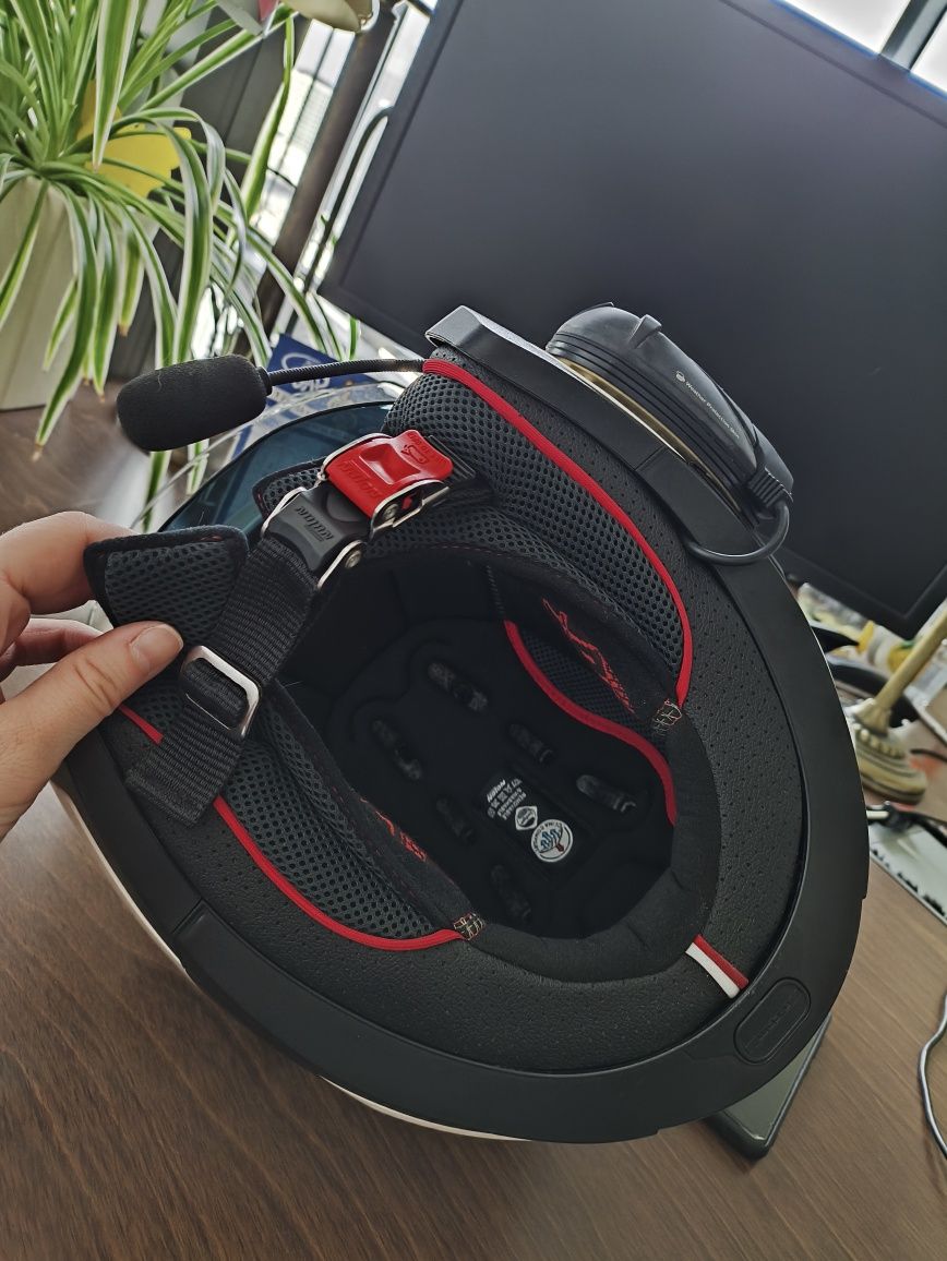 Kask NOLAN XL zestaw z Intercomem Interphone
