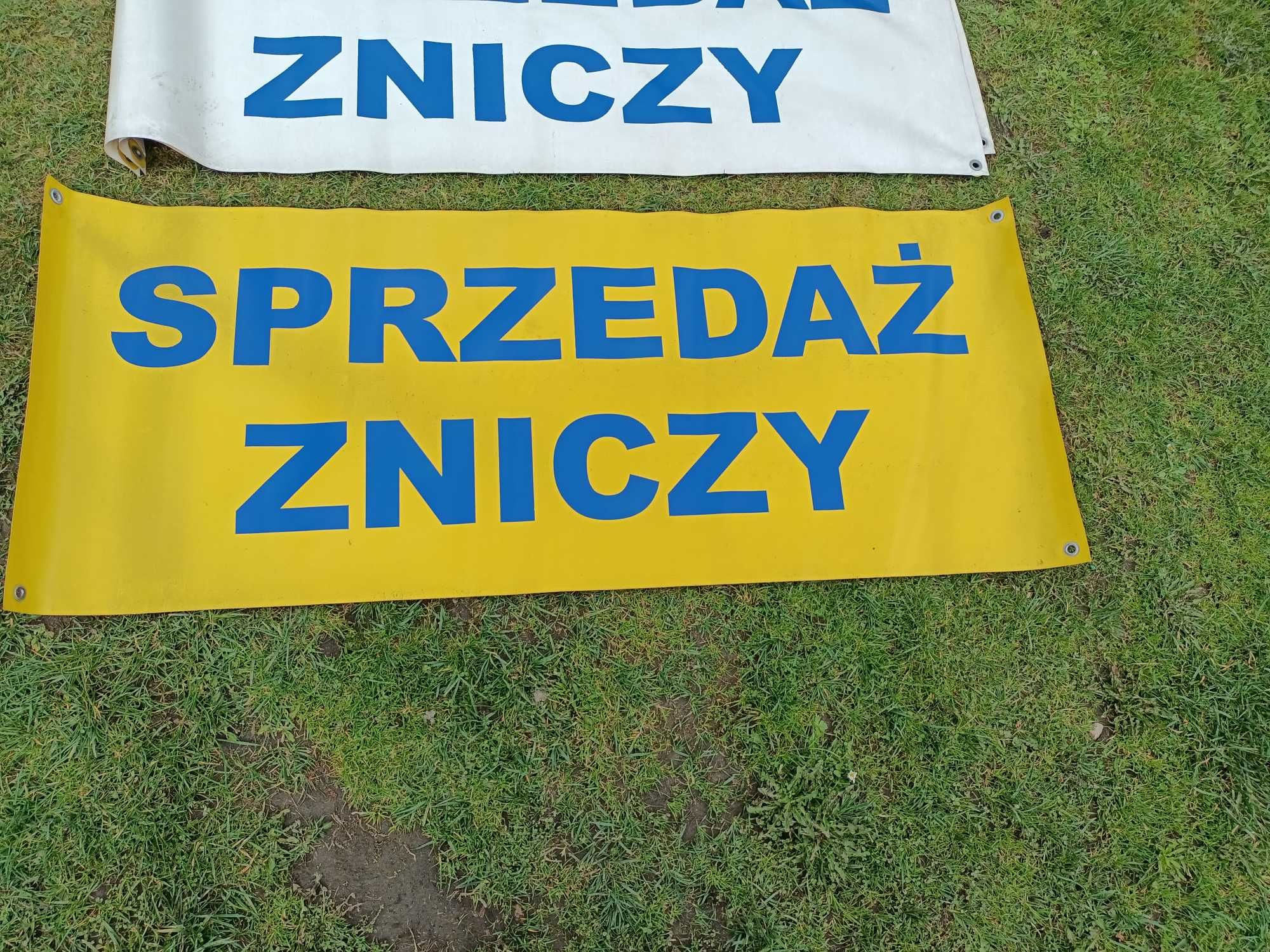 Baner reklamowy sprzedaż zniczy