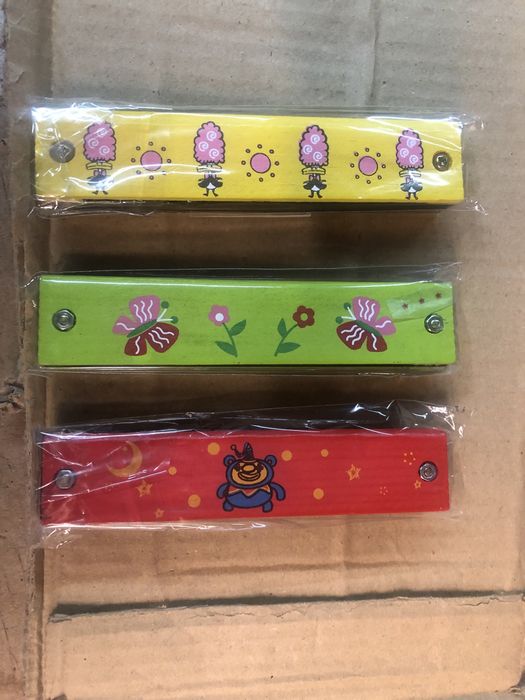 Harmonijka drewniana dla dzieci