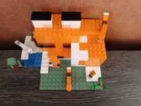 Лего майнкрафт будинок лисиці