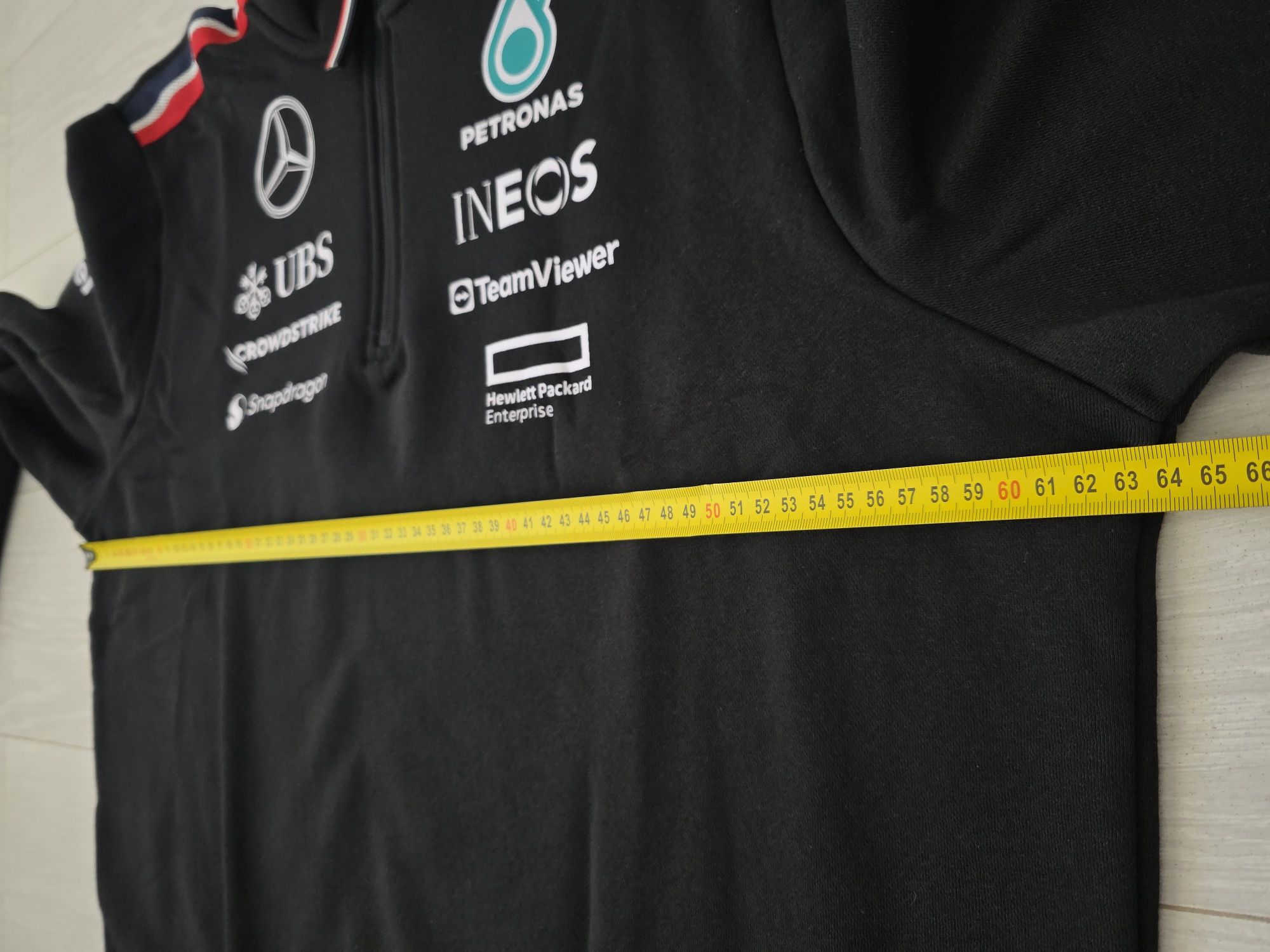 Bluza, sweter 1/4 zip, 2024 Mercedes AMG Petronas Formula One Team, XL