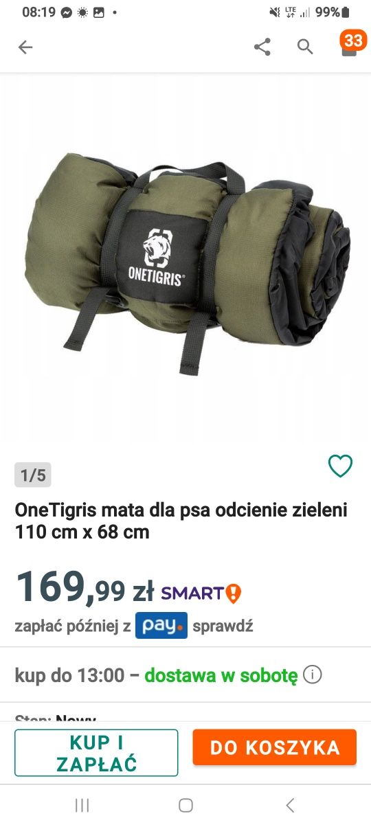 Mata dla psa Onetigris