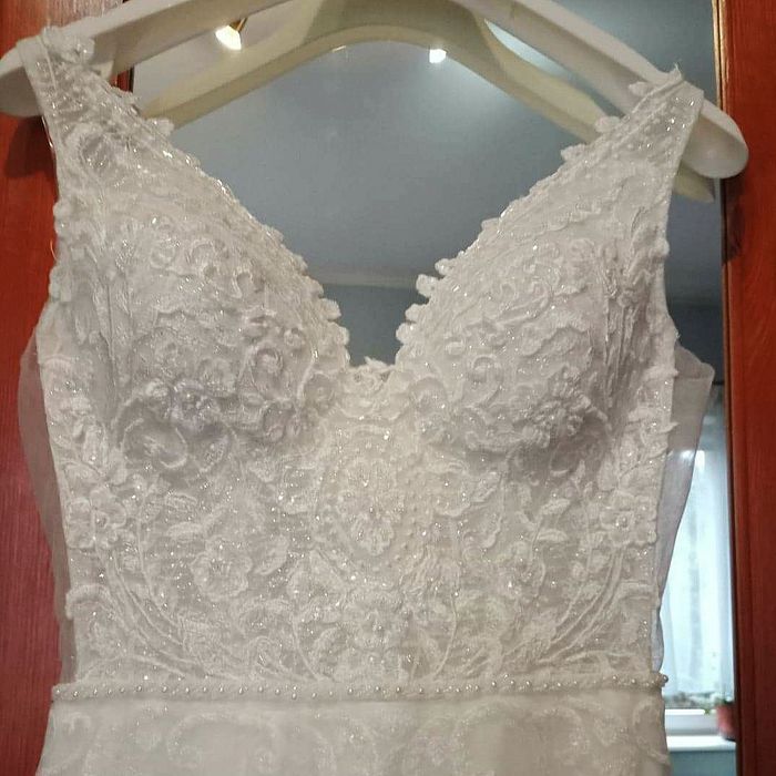 Wyjątkowa suknia ślubna XS / 155+9 cm - ZAPROPONUJ CENĘ < 3