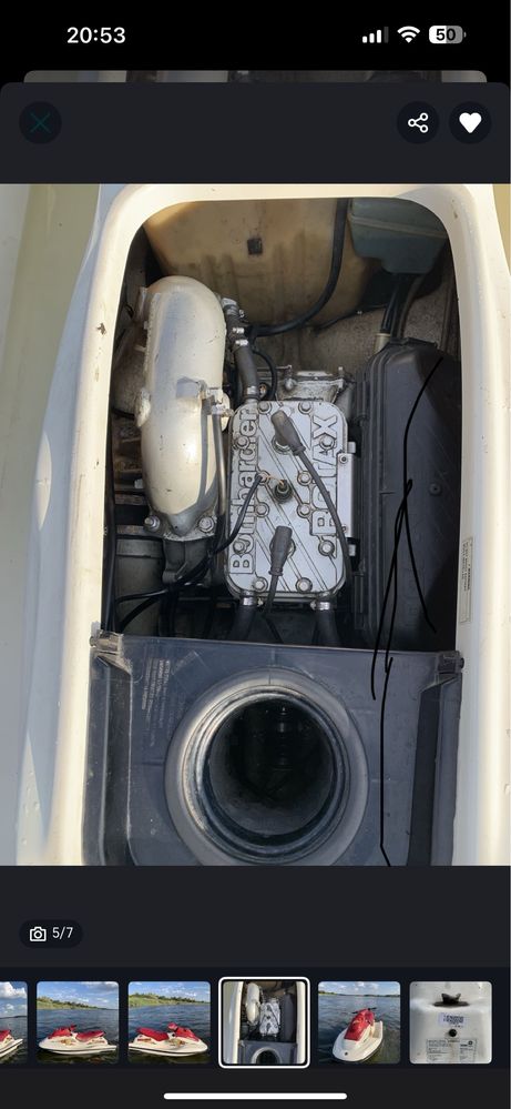 Продам гідроцикл bombardier sea doo brp gs