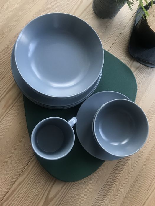 Ikea Dinera zestaw obiadowy+kubki+miseczki