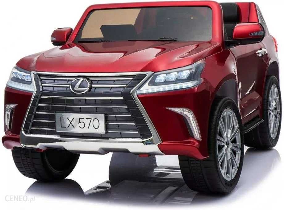 Pojazd na Akumulator LEXUS LX570 4x4 MP4 Czerwony Lakier