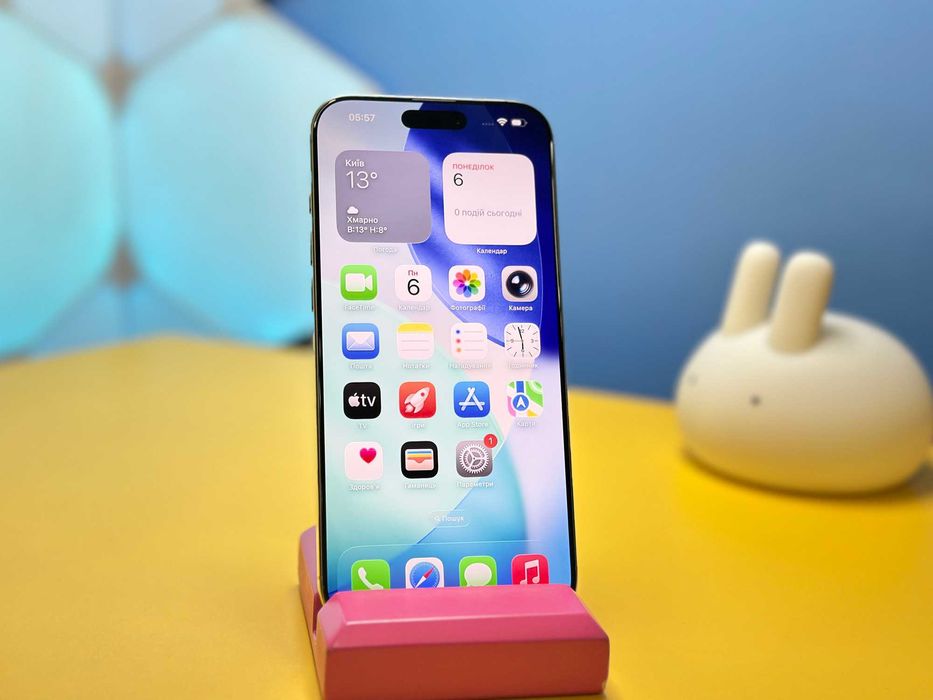 Смартфон Apple iPhone 16 Pro Max 256GB Natural(148041) Б/У З ГАРАНТІЄЮ