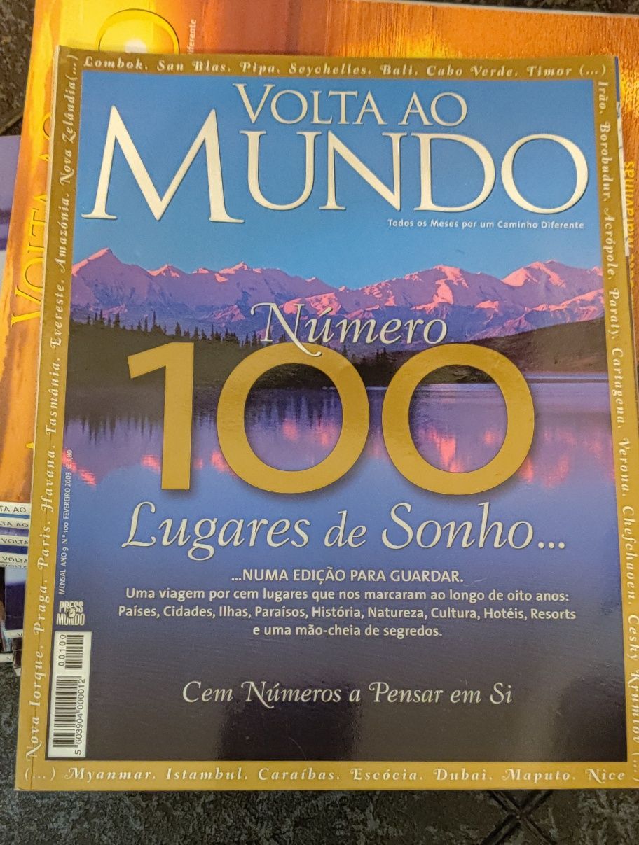 Coleção grande de Revistas Volta ao Mundo (também vendo em separado)