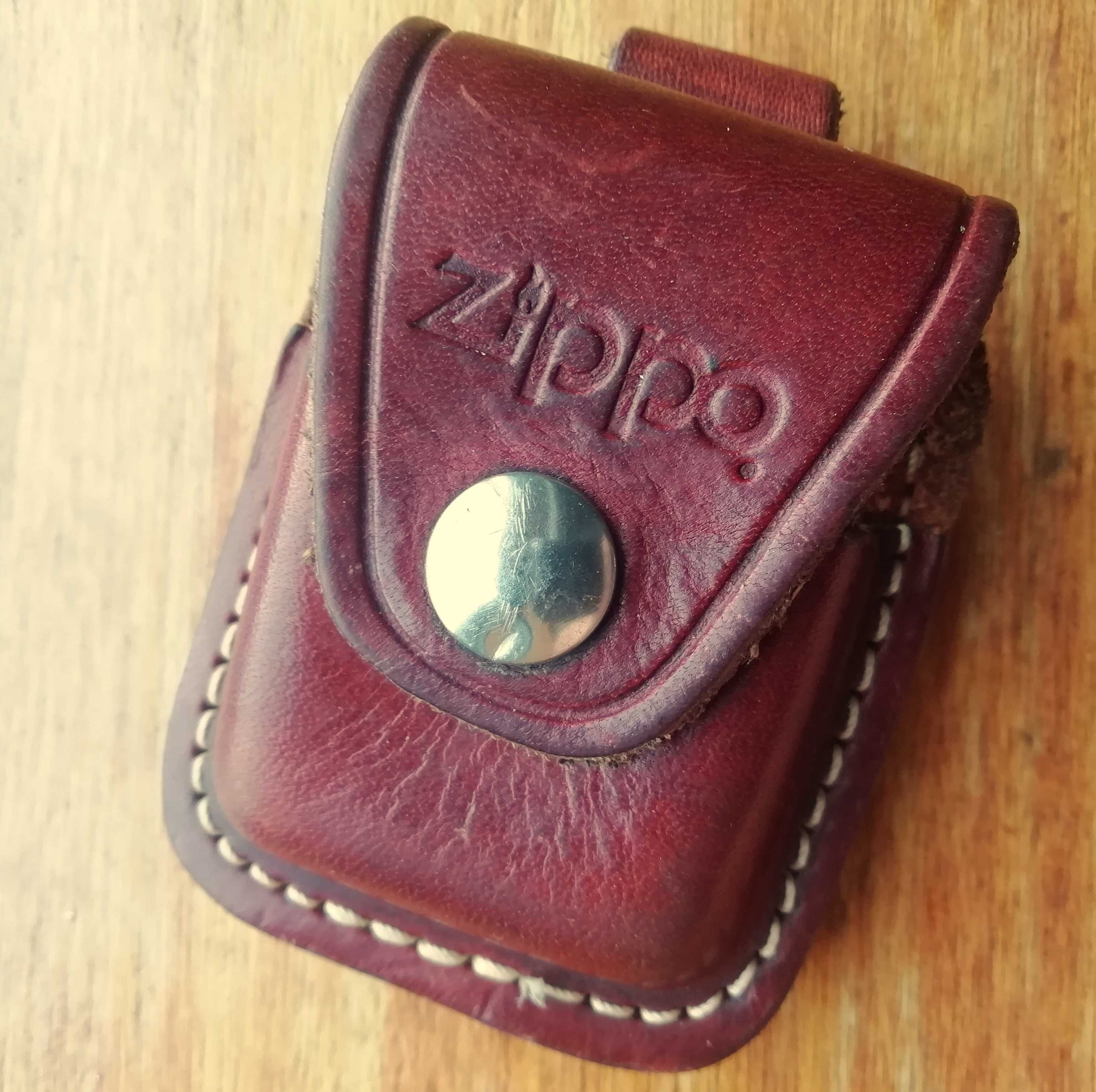 Capa ou bolsa de couro porta isqueiro Zippo original
