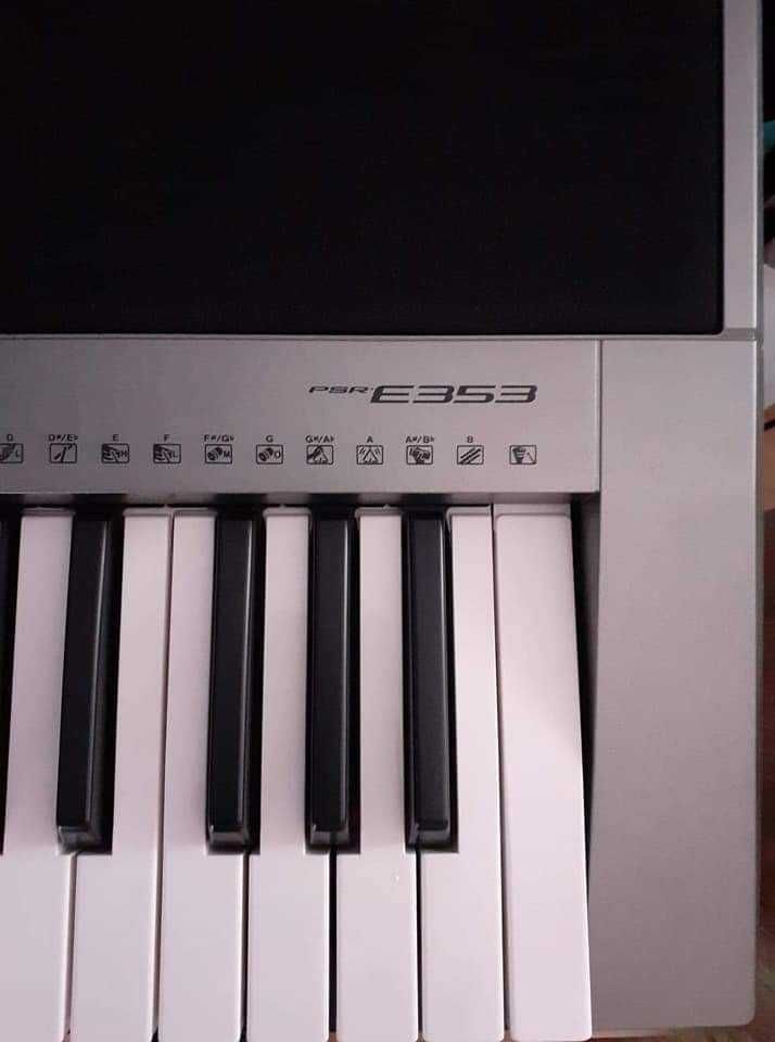 Keyboard psr e353 yamaha + stojak