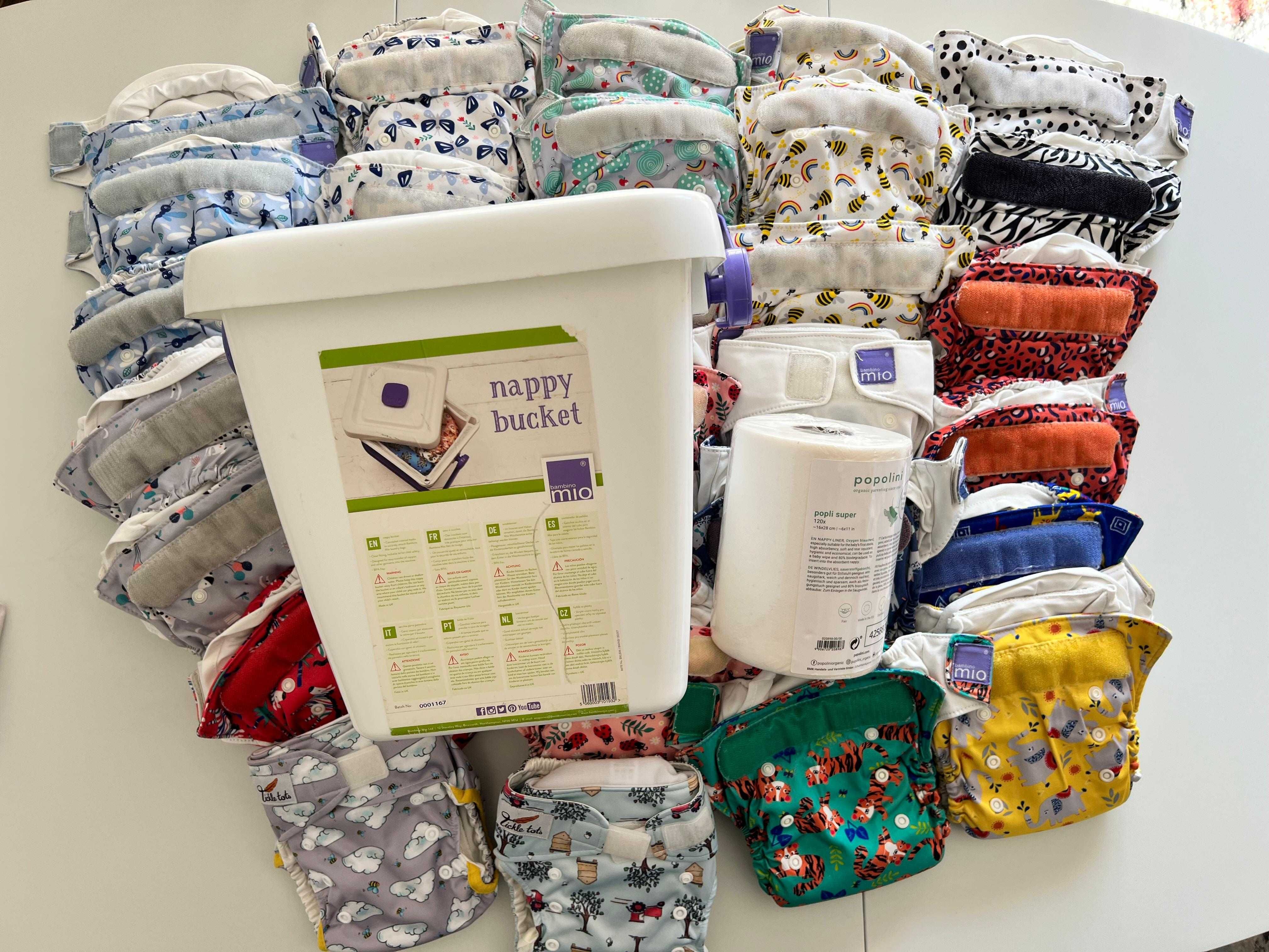 Fraldas Reutilizáveis - Bambino Mio AllinOne - 29Fraldas+29Absorventes