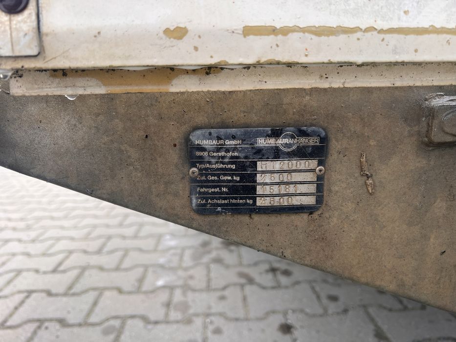 Przyczepa / laweta 2500 dmc 3,5x2,5 duza paka !