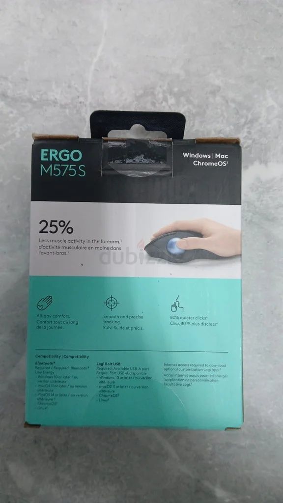 Rato Logitech Ergo M575S Wireless NOVO