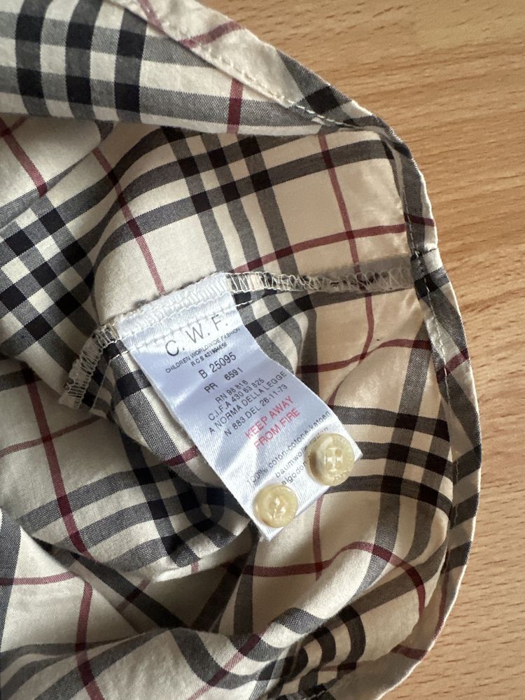 Сорочка Burberry на хлопчика 4-5 років