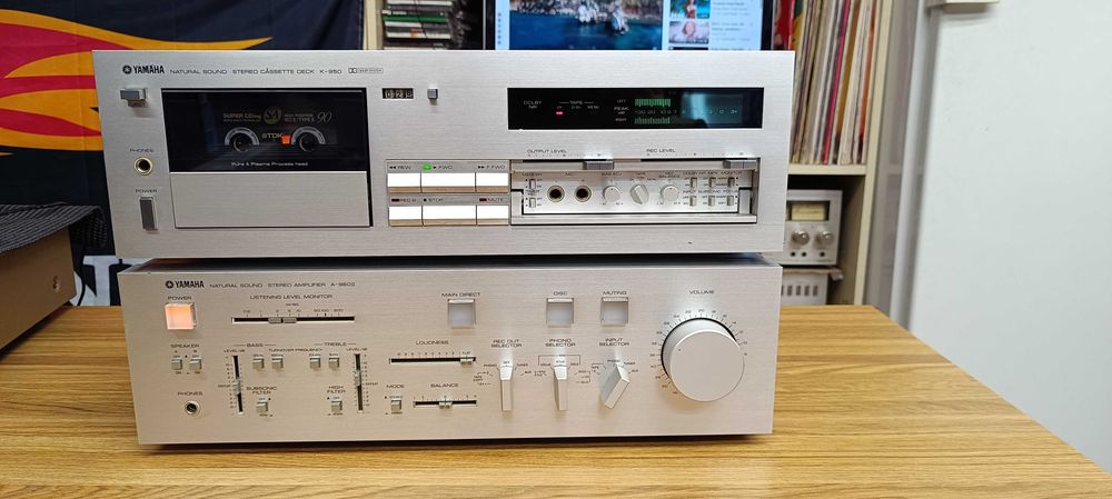Кассетна дека  Yamaha K-950 (відео роботи перед покупкою ! )