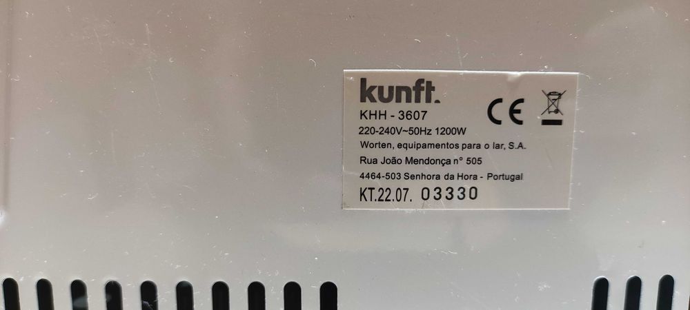 Aquecedor Infravermelho KUNFT KHH3607