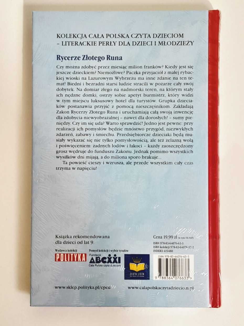 Paul Berna Rycerze Złotego Runa Cała Polska Czyta Dzieciom NOWA