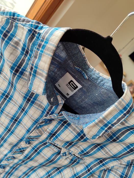 Koszula z krótkim rękawem do jeansów rozmiar M