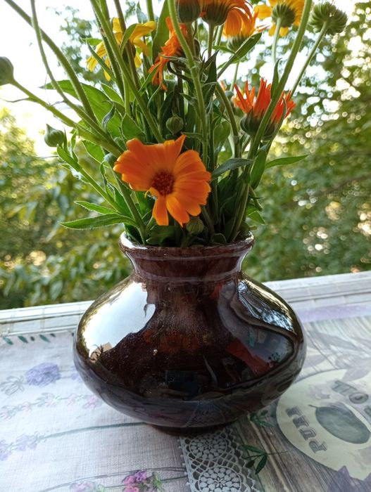 Українська вінтажна колекційна майоліка: глечики, кухлики, вазочки,