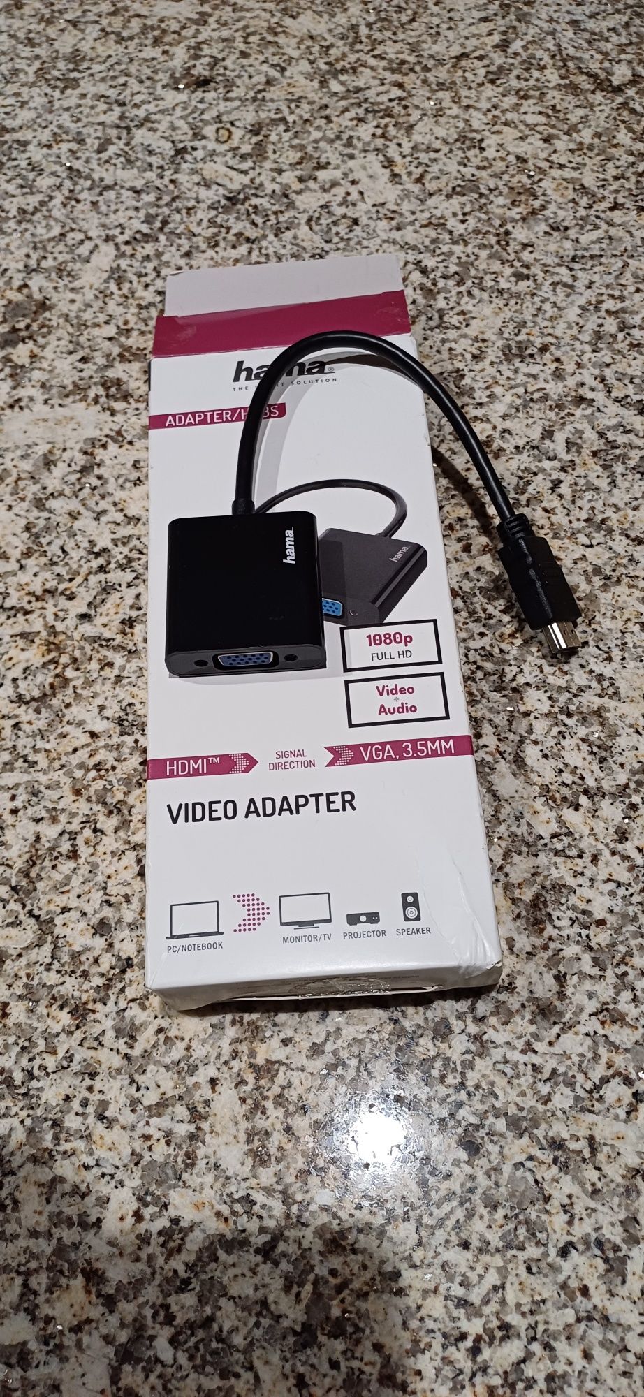 Cabo adaptador HDMI para VGA