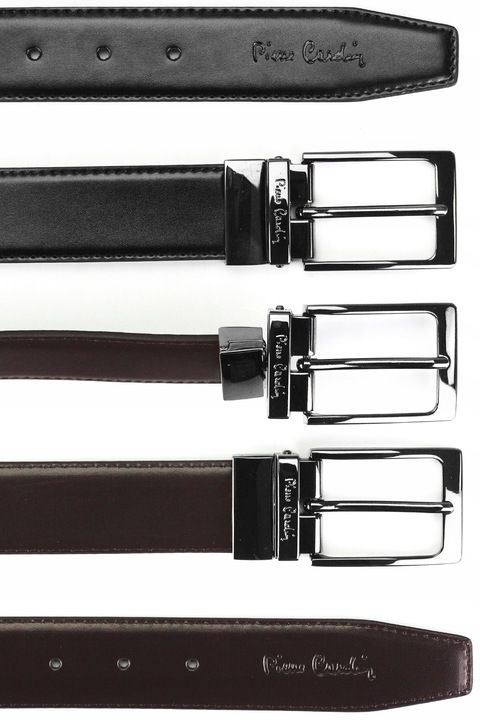 Dwustronny Pasek Męski Pierre Cardin Skóra 120cm