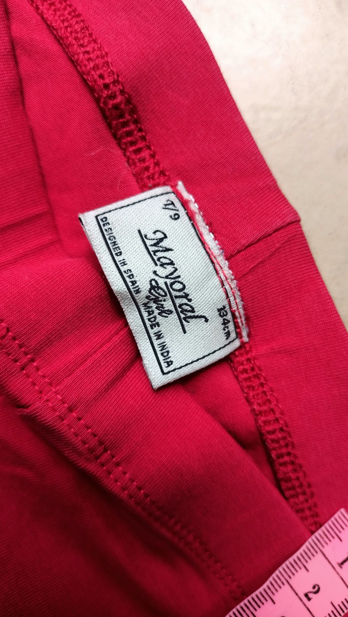 Czerwone legginsy Mayoral rozm. 134