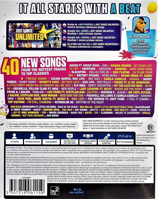 JUST DANCE 2019 Playstation 4 PS4 PS5 Sklep Multigames Kraków