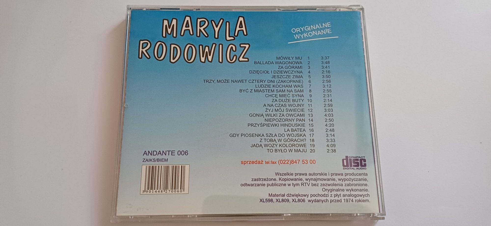 CD Maryla Rodowicz * oryginalne wykonanie