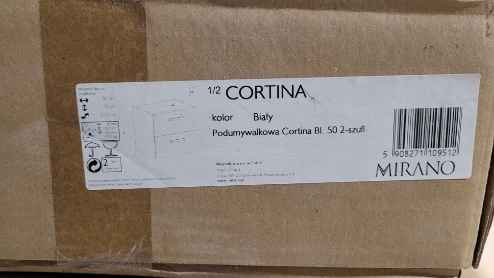 Podumywalka cortina 50 okazja umywalka