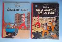 TINTIN (em francês) - Díptico "Lune", edições dos anos 60.