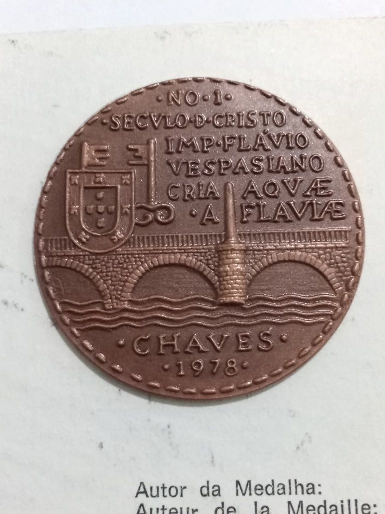 Filo-Medalhística - 1900 do Município de Chaves