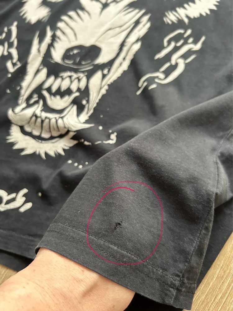 Koszulka Machine Head Unleash The Wolves TShirt L bawełna Vintage wilk