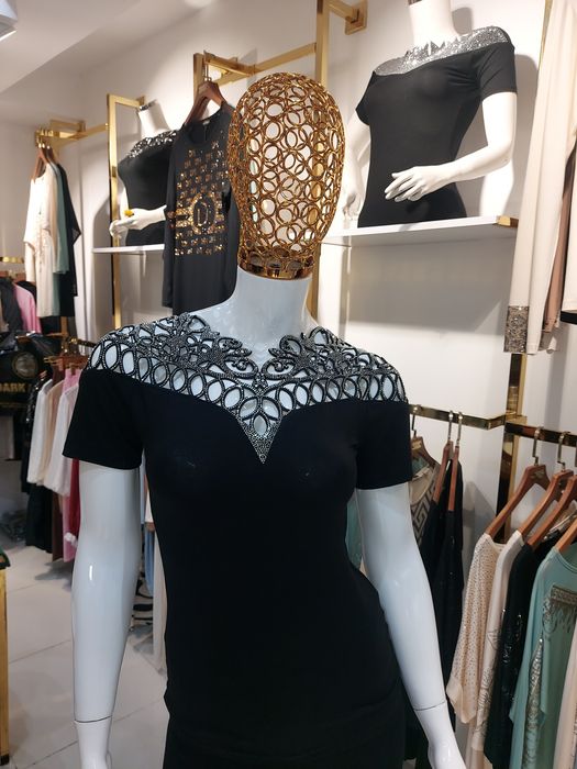 Sassofono Dark More нарядная кофта с камнями. Люкс! Размер s