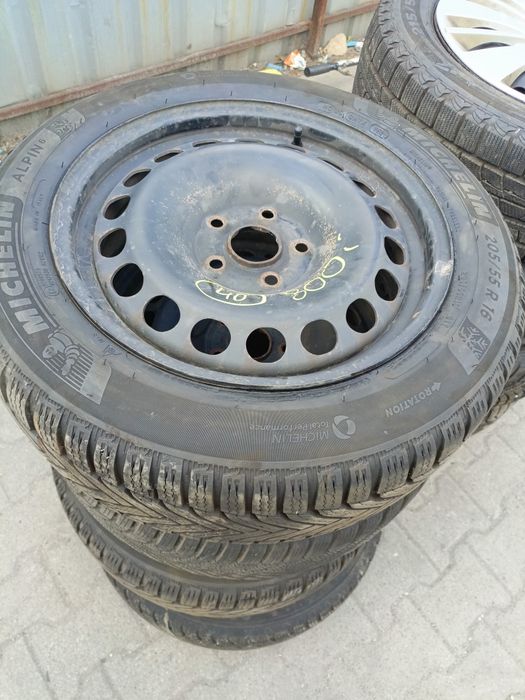Koła zimowe 205/55/16 VW skoda seat audi 5x112