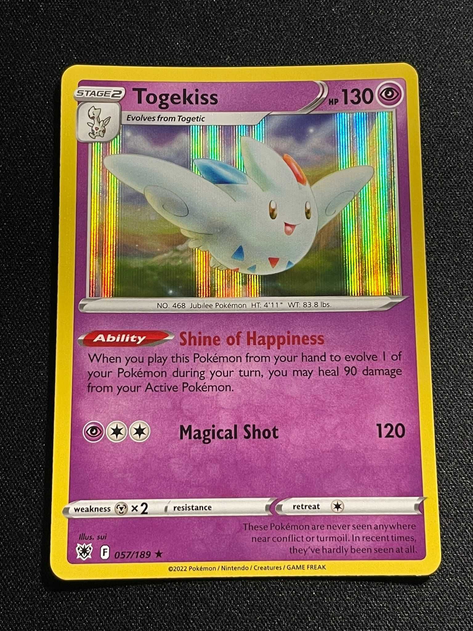 Carta Pokémon Togekiss 57/189 Astral Radiance