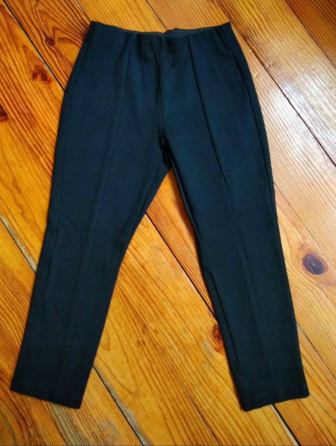 Zara Legginsy Przeszycia Czarne 116cm