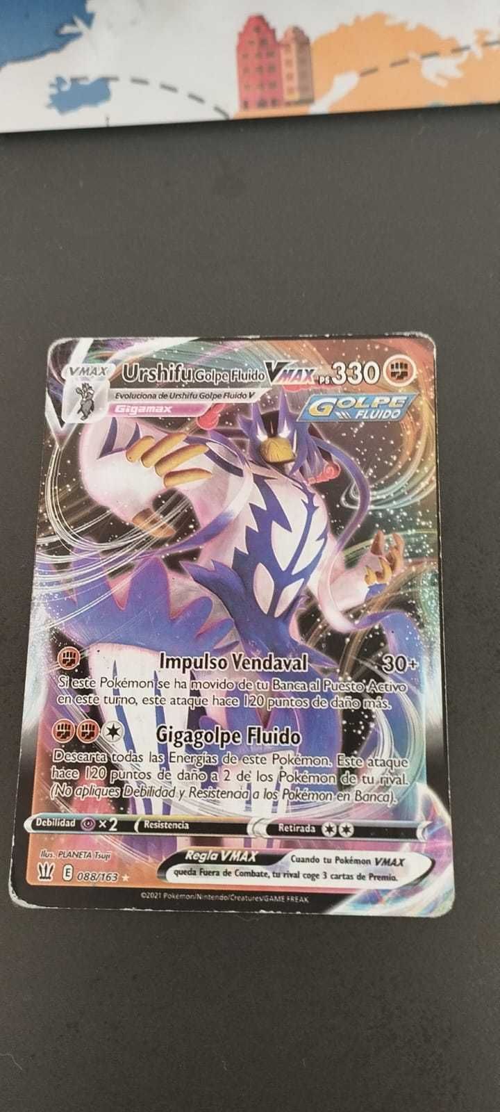 Urshifu V + Urshifu VMax carta Pokémon