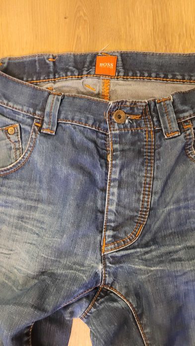 Spodnie jeansowe hugo boss