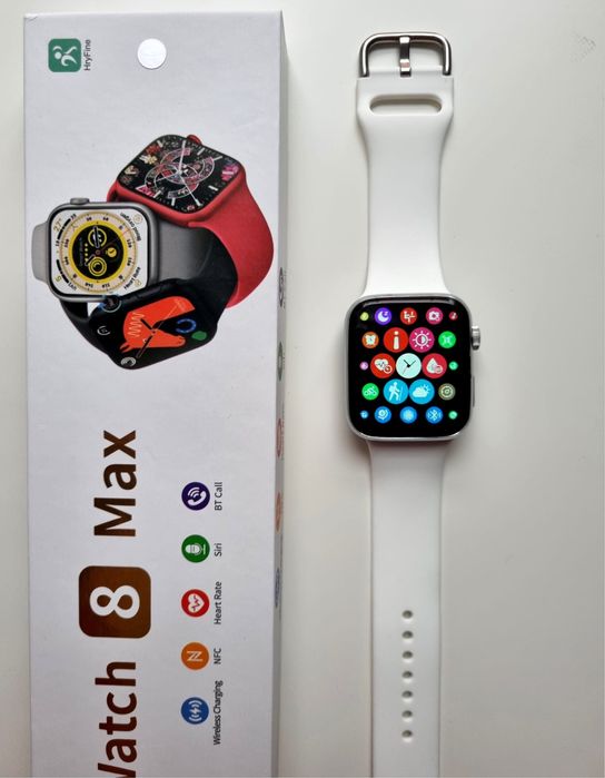 Smartwatch 8 MAX biały
