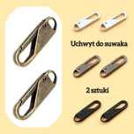 Uchwyt suwaka zamek blyskawiczny, zestaw naprawczy zamka