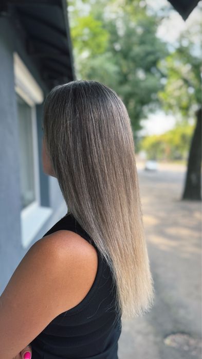 Фарбування волосся, Airtouch, вихід з чорного, балаяж, догляд, BOTOX