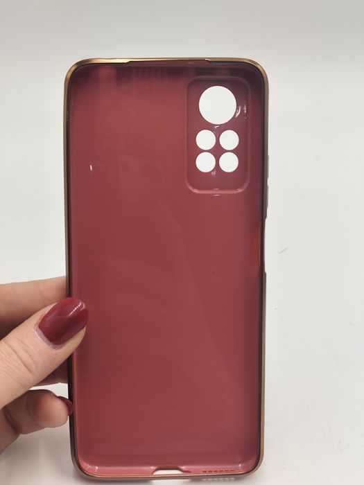 Etui bordowe na Redmi Note 12 Pro 4G eleganckie