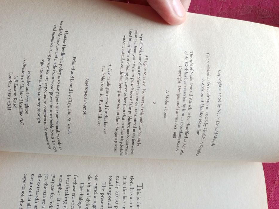 Conversations W.God-Books1,2,3Walsch17E-Home With God8Eou2-8EDesde 2E