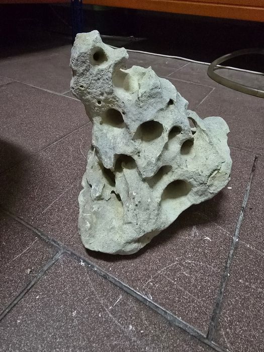 Pedras Branca Regional Prefurada para Aquários