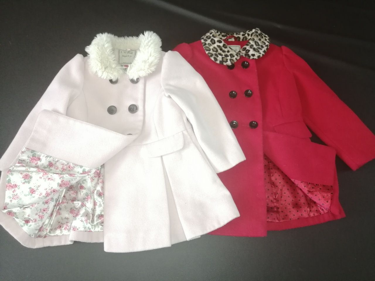Шикарное пальто весна-осень next для принцессы