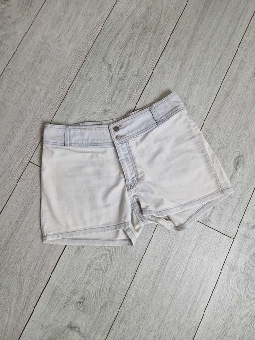 Omat jeansowe dżinsowe krótkie spodenki szorty jasnoniebieskie M