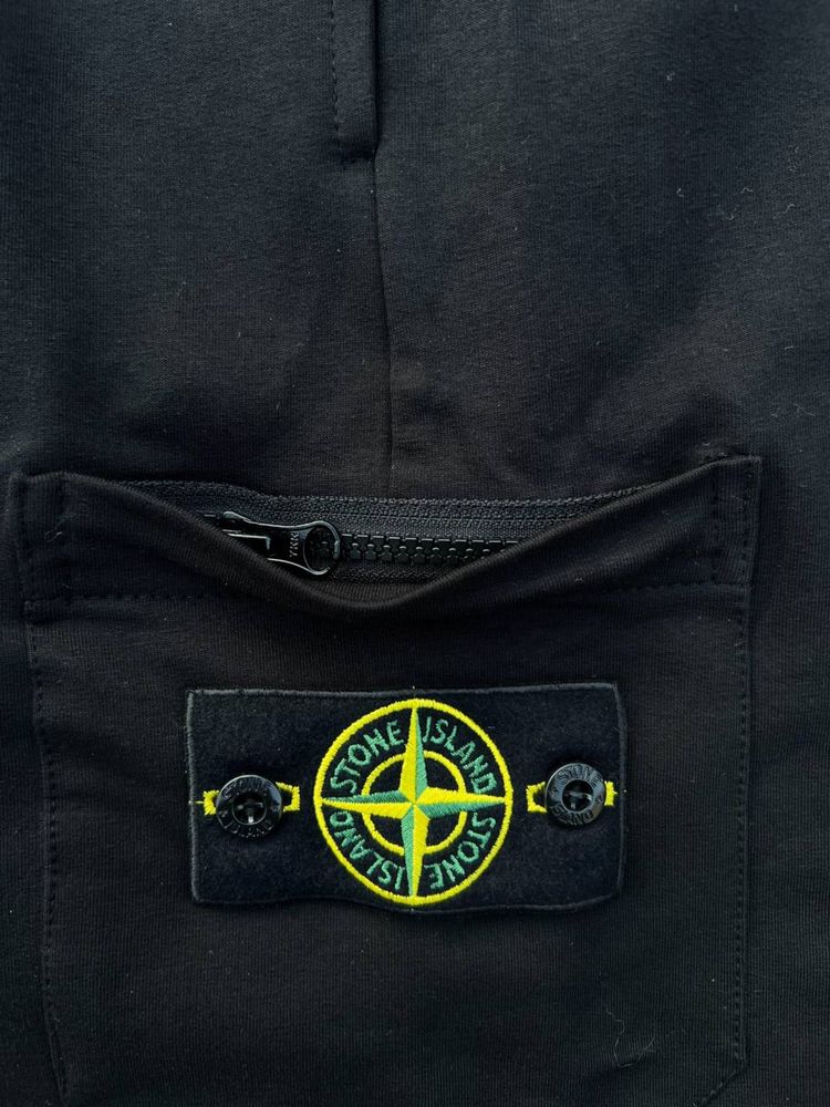 Чоловічі шорти Stone Island | Мужские Шорты Стон Айленд Черные